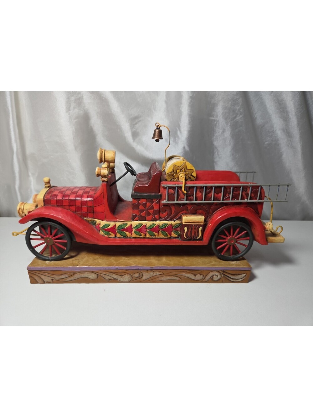 Jim Shore, Heartwood Creek, "Ready to Roll" Vintage Fire Engine, Truck, 2007